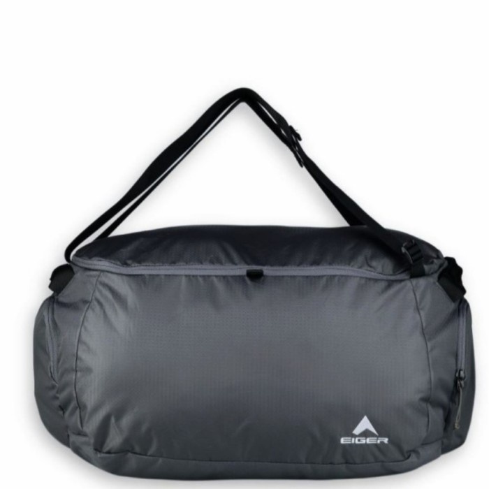 Tas Travel Eiger Pangolin 30 Folded Duffle Bag Tas Jinjing Traveling - grey