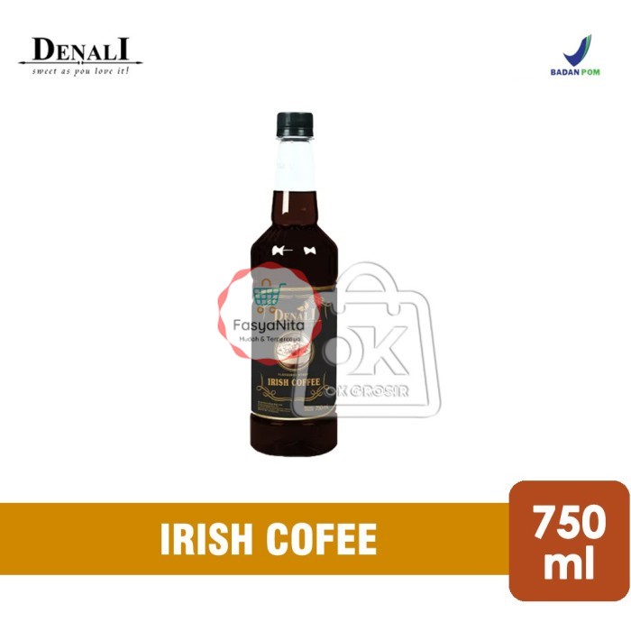 

Syrup Irish Coffee Denali / Sirup Irish Cream (Botol Plastik 750ml) - FasyAnita Mart Denpasar