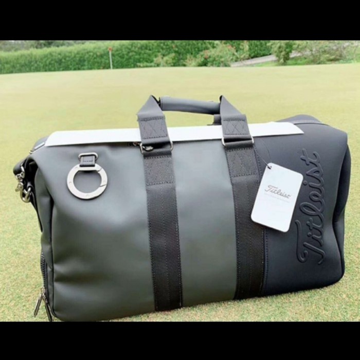 [New] [HOT] Tas Golf Titleist Boston Bag Player Black / Olive Green
