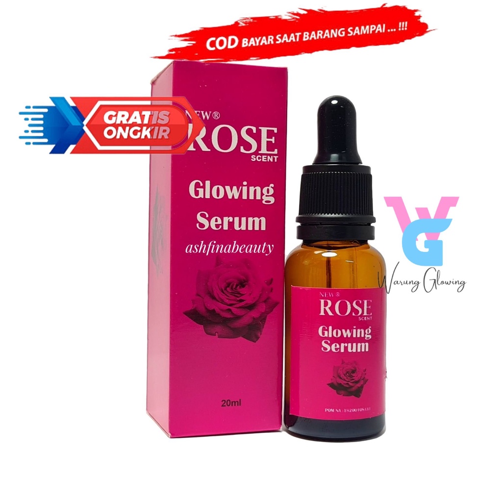 SERUM ROSE GLOWING 20ml BPOM 12PCS / Serum Rose BPOM