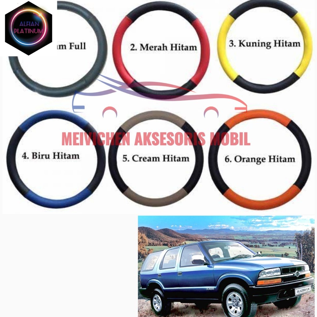Sarung Stir Mobil - Cover Steer - Setir Mobil Opel Blazer Montera Chevrolet Variasi mobil