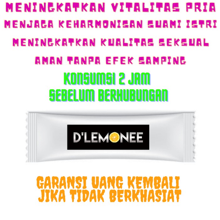 1 Sachet Dlemone Stamina Pria Dlemonee Korean Ginseng Product