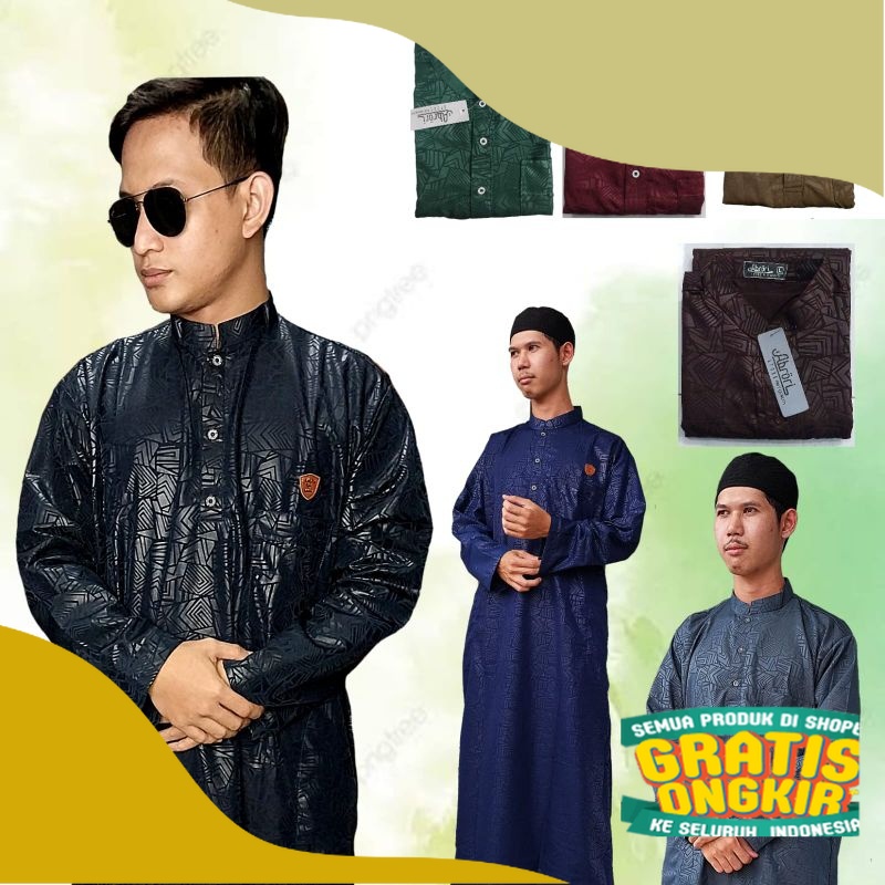 jubah pria EMBOS  jubah laki laki EMBOS JUBAH SULTAN EMBOS jubah laki laki trendy/ Bigsize