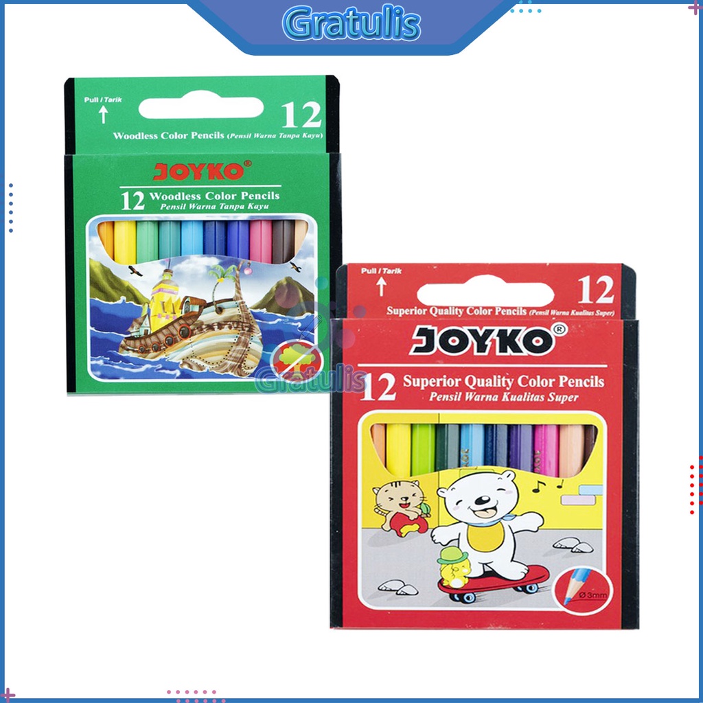 

PENSIL WARNA JOYKO [CP-107] PENDEK / ALAT TULIS GAMBAR PENCIL COLOUR [12 PCS] / PINSIL WARNA MINI / PENGSIL MEWARNAI ANAK / PERLENGKAPAN SEKOLAH JOYKO