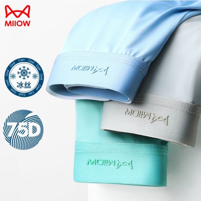 ENNWEN CD75 Celana Dalam Boxer Pria Premium ICE SILK MIIOW Men Underware