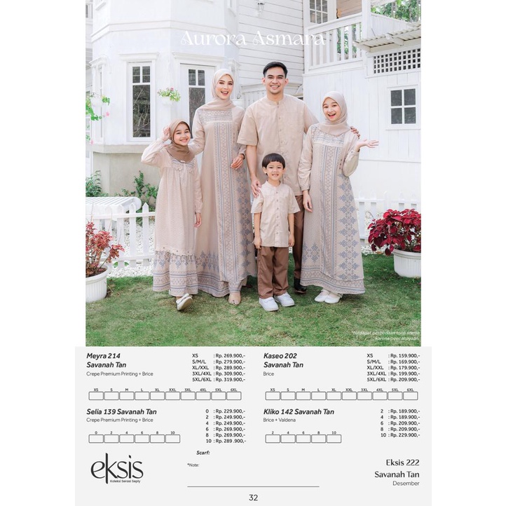 Sarimbit Seply Eksis 222 Savanah Tan