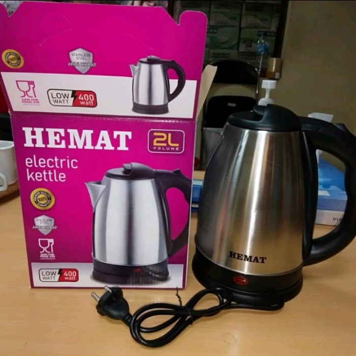 Teko listrik ketel elektrik stainles Hemat