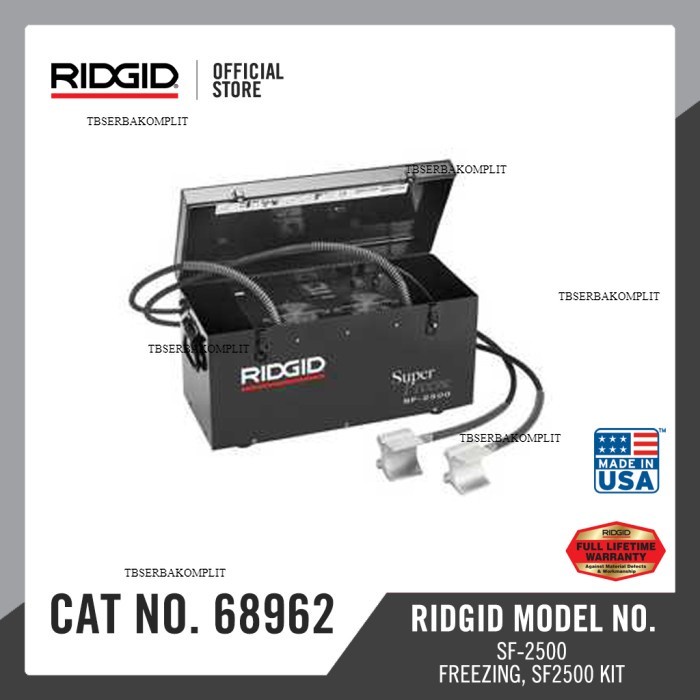 

RIDGID Pipe Freezing Kit SF2500- 230V Copper Tube-68962