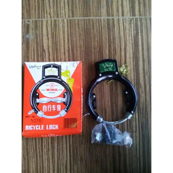 Kunci Wing Sepeda  Gembok Sepeda Ontel Kunci Sepeda Onthel Kebo Onta Ontha Konci Pengaman Sepeda