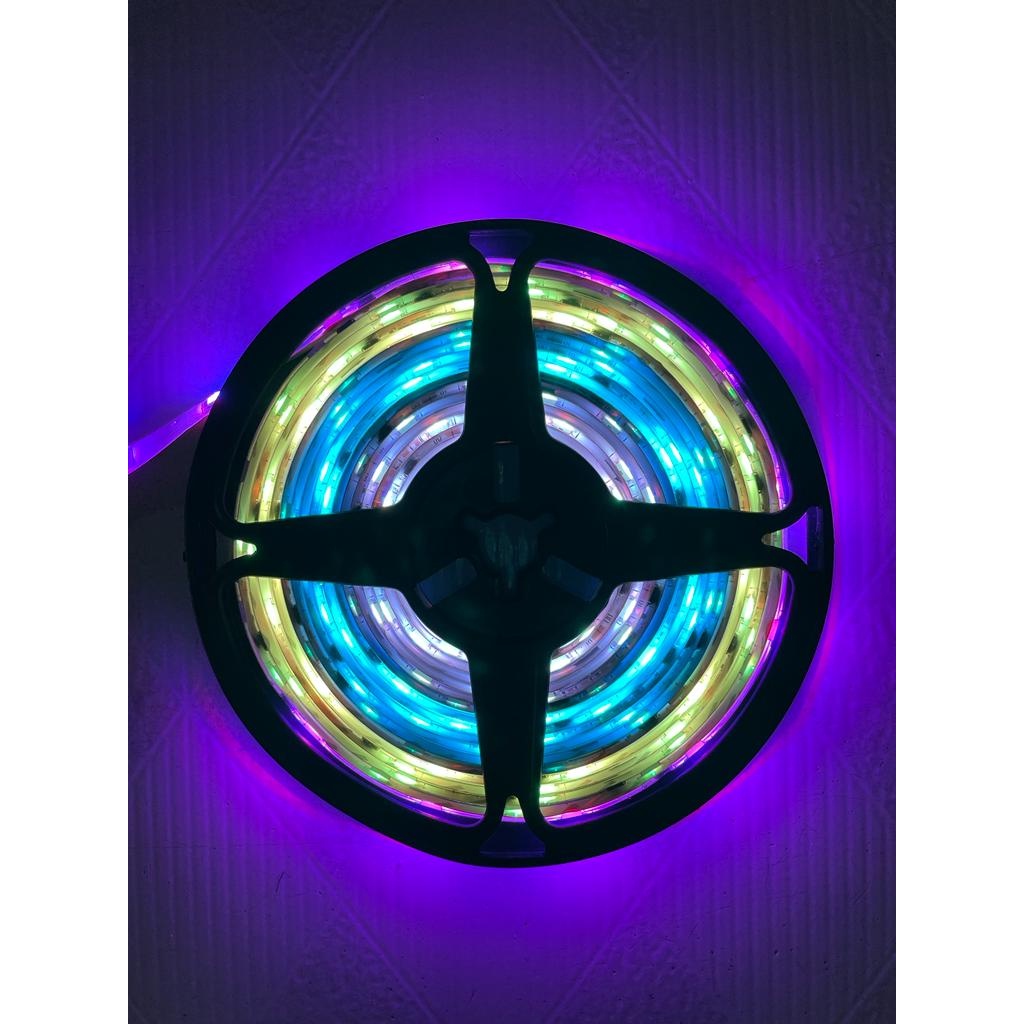  LED Strip Running SMD 5050 RGB 5 Meter DC 12V + IC Pintar IP44 Waterproof DC 12 Volt