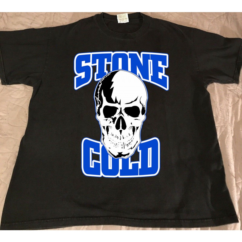 . T-shirt Gilban-T-shirt Vintage 1990s Stone Cold Steve Austin Mud Hole