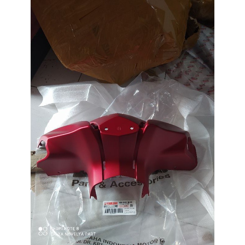 Batok Atas Depan Freego Hitam Merah Doff Metalik Glossy Jidat Cover Depan Original Yamaha Genuine Pa