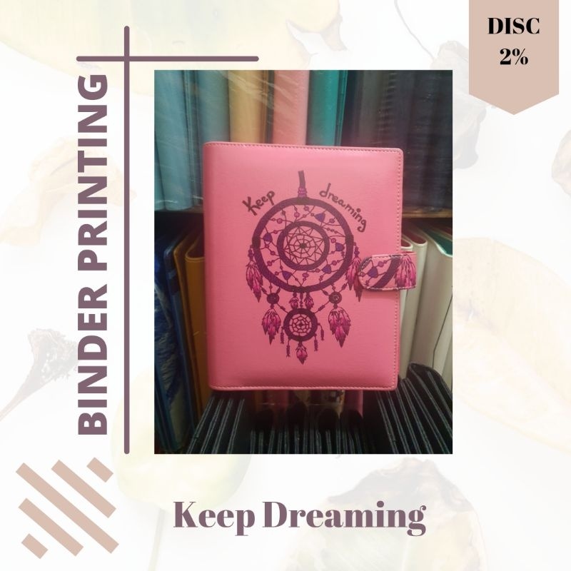 

Binder Printing motif dream cathcer Kulit SintessiA5 (20r) 04