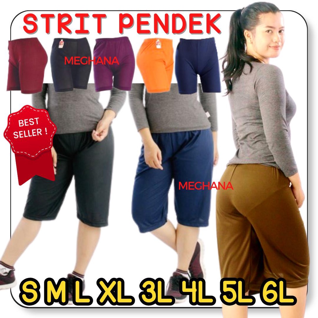 Celana Pendek Wanita JUMBO Strit Big Size