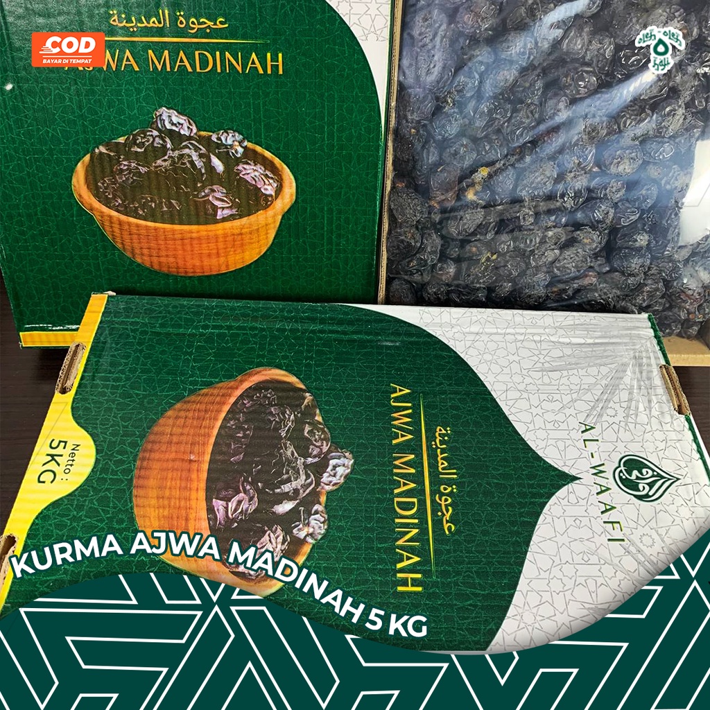 

Kurma Ajwa Madinah Nabi Original Premium Asli Kemasan 5Kg