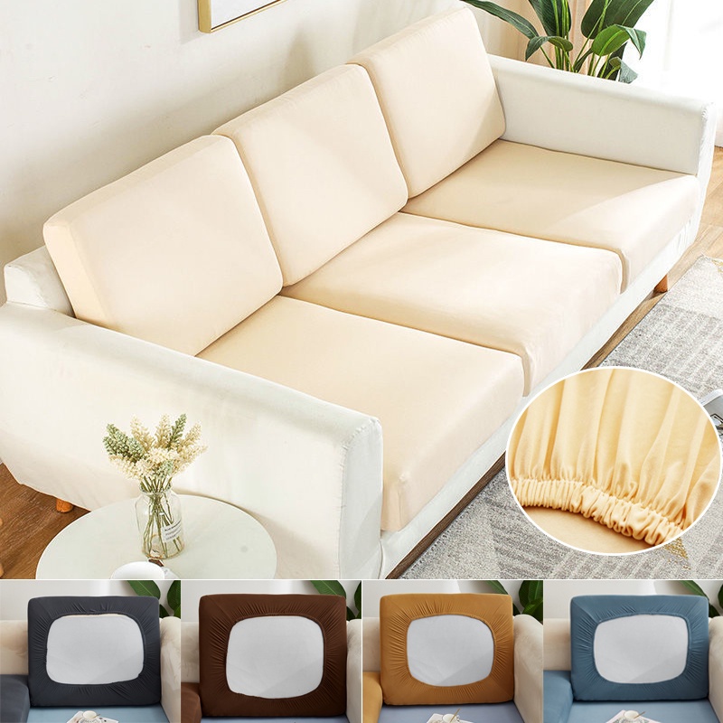 Elastic Sofa Cover Plain /Sarung kursi sofa / Cover kursi sofa Kotak /Alas Jok Sofa kotak