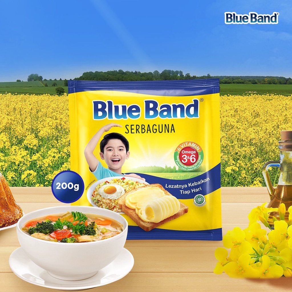 

Margarin Blueband Filma Forvita Rose Brand Margarine Serbaguna 200gr