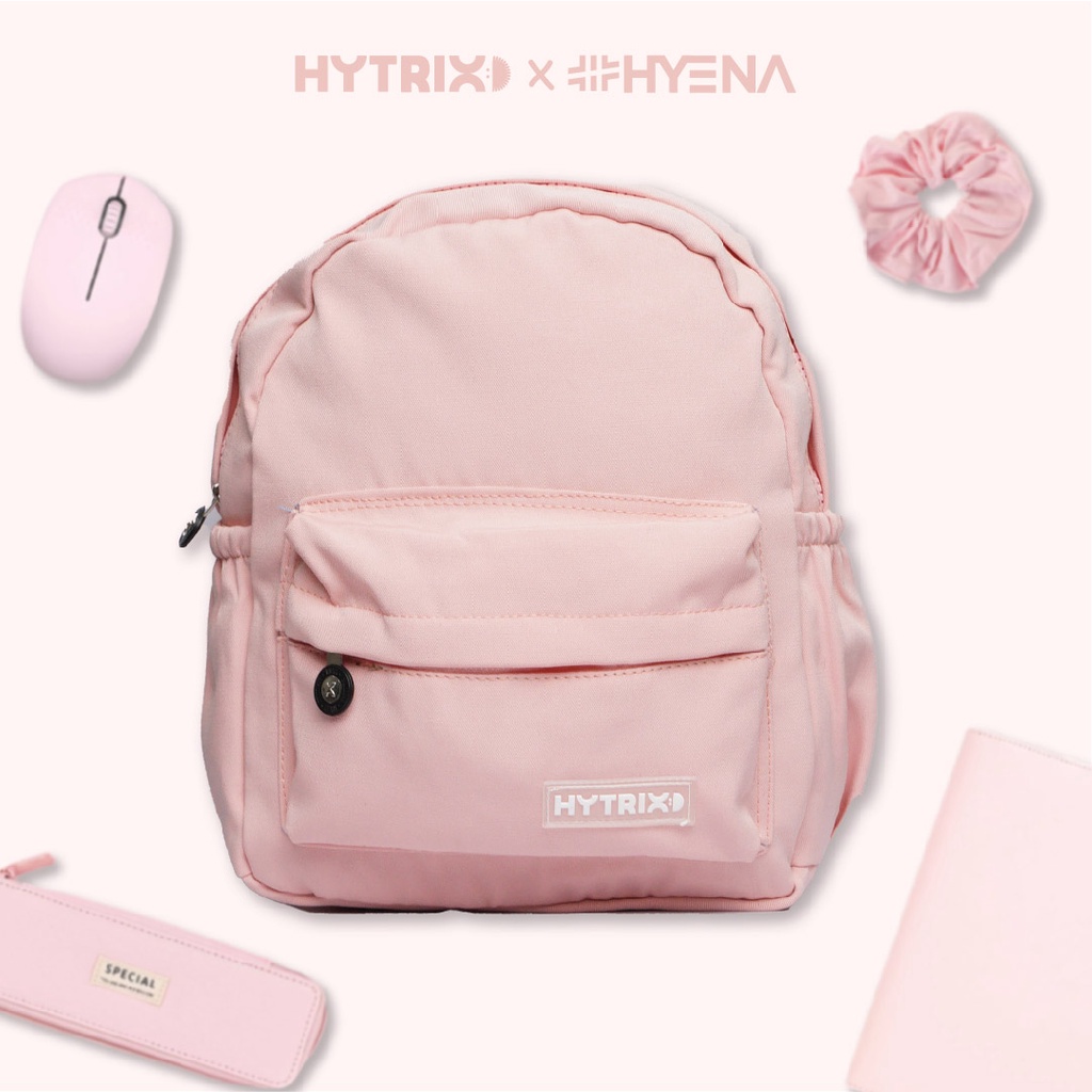 HYENA x HYTRIX  [RM508] - Colour Pop Backpack Water reppelent - Tas Ransel Wanita Mini Tas Fahion Ko