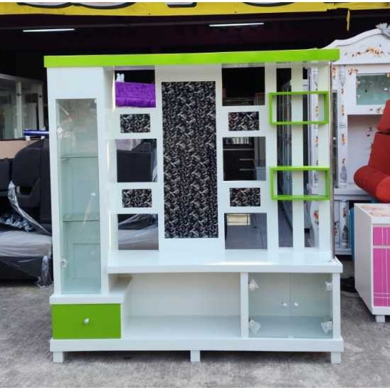 Bufet TV / Rak TV / Meja TV PVC Kaca Polos 1