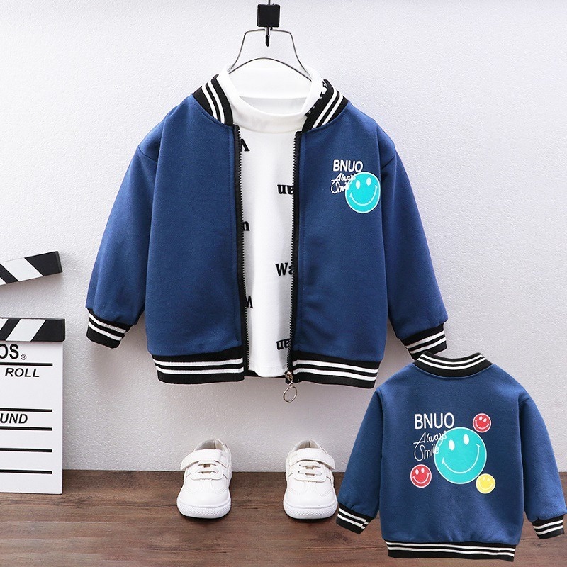 Balitaku Jaket Anak Laki Laki Perempuan Import Usia 1 2 3 Tahun Model Jaket Baseball Resleting PART 