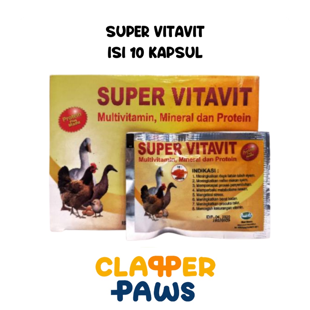 SUPER VITAVIT KAPSUL - VITAMIN AYAM - VITAMIN BEBEK - raid all