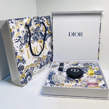 （COD) Dior gift set/DIOR set/Dior lipstick/Dior Lipstik·Parfum·Cushion·Loose powder/Dior Mini Lipsti