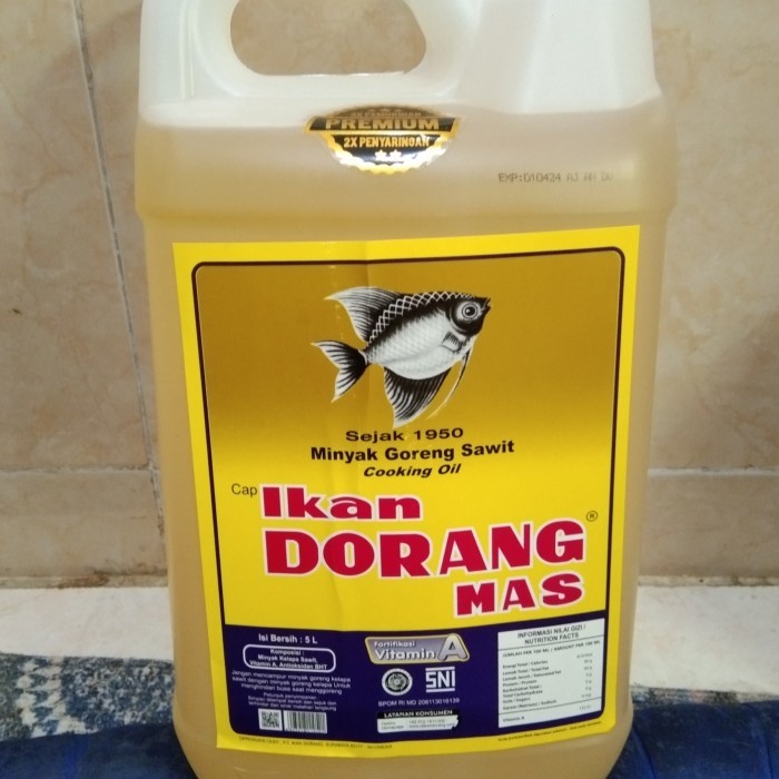 

Ikan Dorang Mas Minyak Goreng 5 L