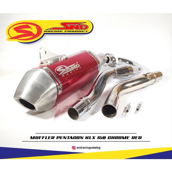 ready Knalpot Pentagon Klx 150 Snd Original