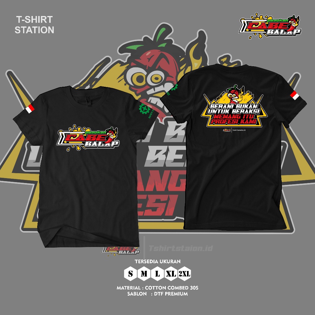 KAOS CABE BALAP NEW ARTIKEL