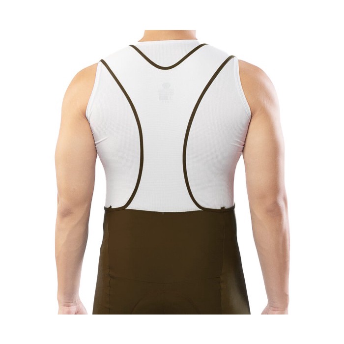 Celana sepeda padding pria bib cortiger bib short olive no santic - XS
