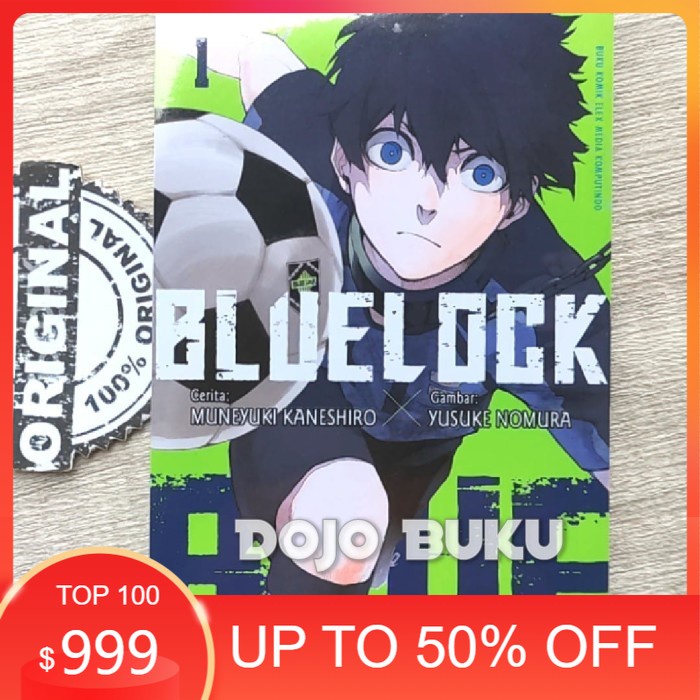 PROMO/ KOMIK MANGA/ Komik Blue Lock 01 by Muneyuki Kaneshiro, Yusuke Nomura