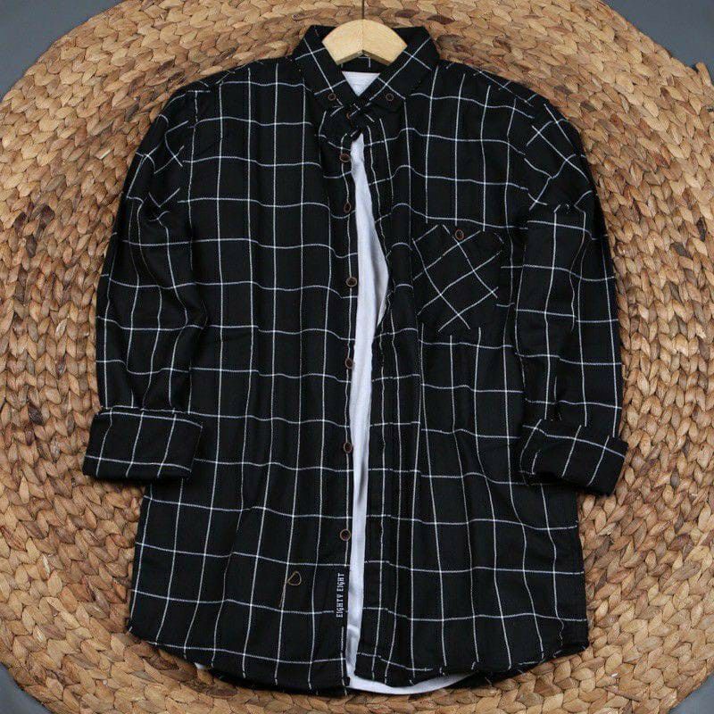 Kemeja Flanel Pria Kualitas Premium Lengan Panjang Unisex Exklusif 2022 (Murah) Fashion Pria lengan 