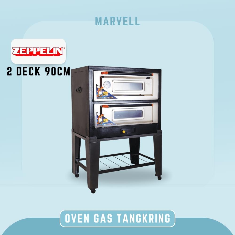 Black Oven Gas 2 Deck Zeppelin 90cm Oven Gas Non Pemantik 2 Deck