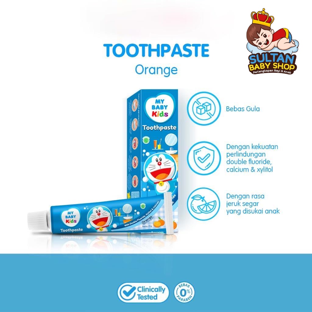 My Baby Kids Pasta Gigi Anak Orange 45 g Sultan Baby Shop