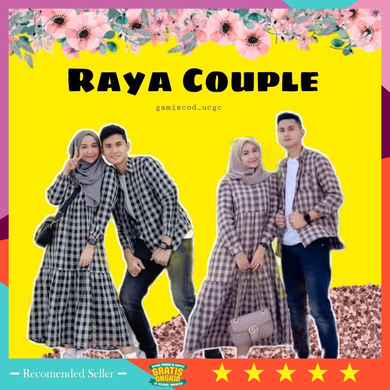 ⭐⭐⭐⭐⭐ Promo 11.11 Diskon Natal dan Tahun Baru Baju Couple Murah - COD | RAYA CP | GAMIS COUPLE PASAN