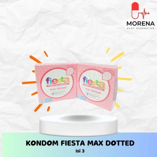 FIESTA- Kondom Max Dotted/ Kondom Gerigi Terbalik