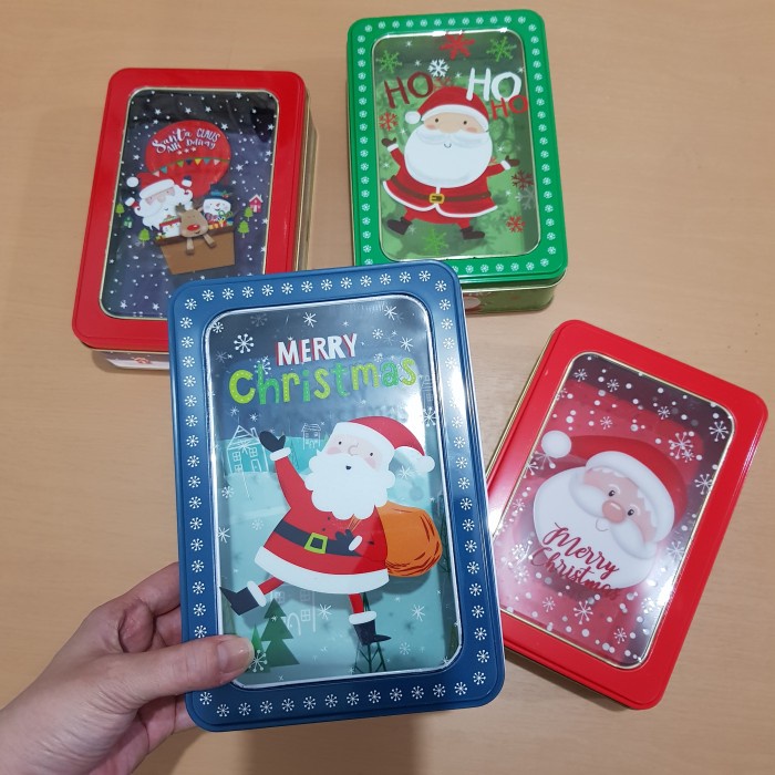 

GB36 Kotak Kaleng/ Gift Box Hampers Natal - Hohoho