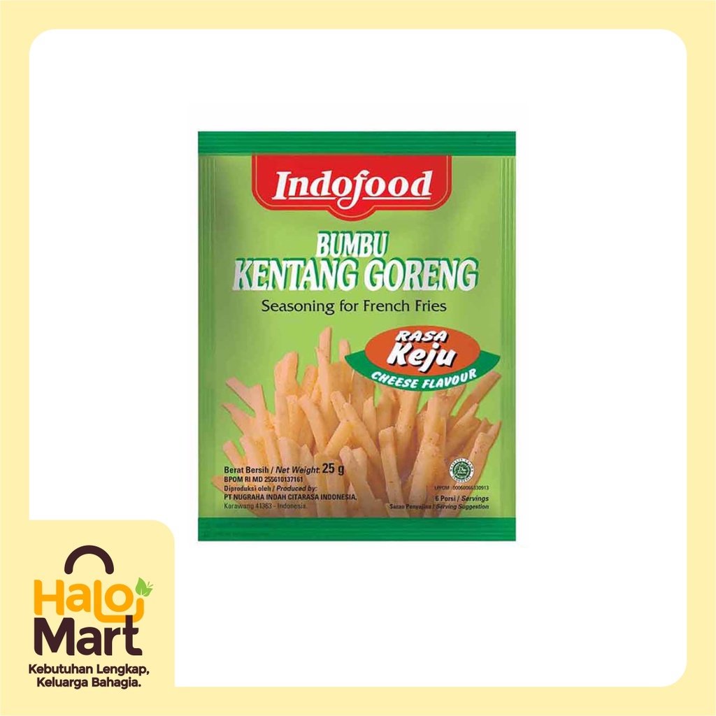 

Indofood Bumbu Kentang Keju [25 g]