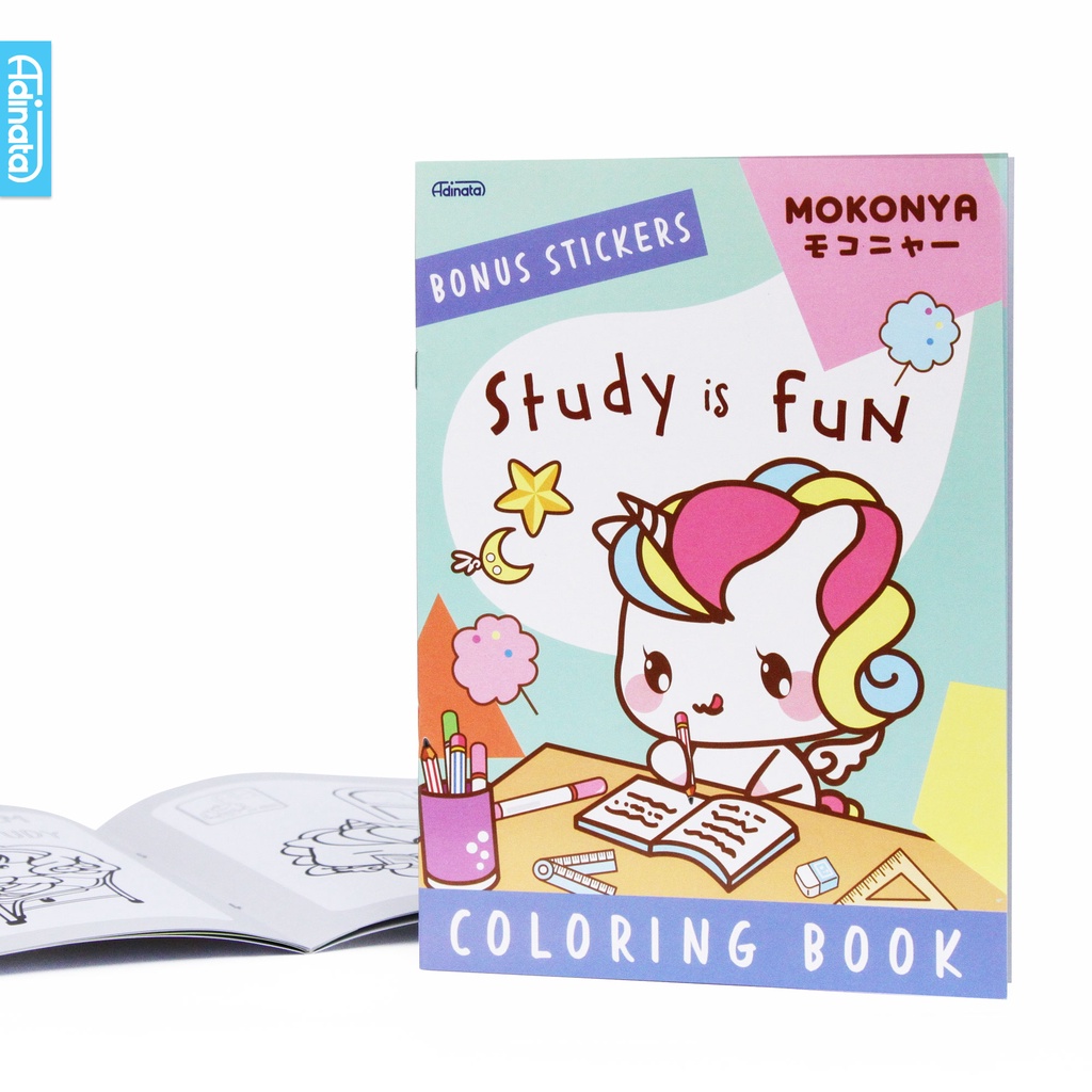 Mokonya Coloring Book L 2150-4101  / Buku Mewarnai / Buku Aktivitas anak / Adinata