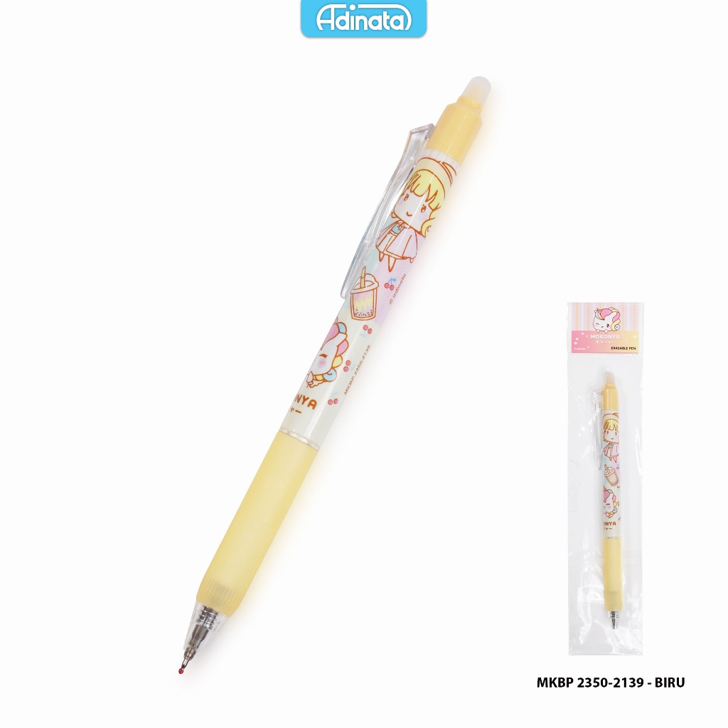 

Mokonya Gel Pen Erasable 2350-2139C Yellow / Pen / Alat Tulis - Adinata