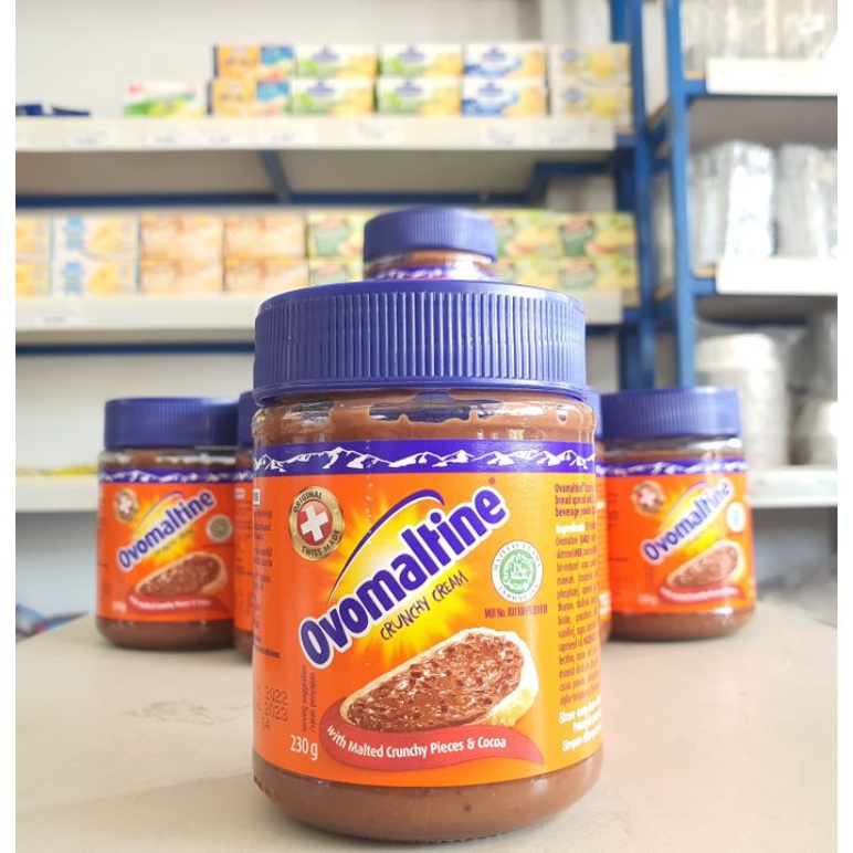 

COD Ovomaltine 230Gr / Selai Coklat Ovomaltine 230Gr / Chococrunchy Ovomaltine 230Gr