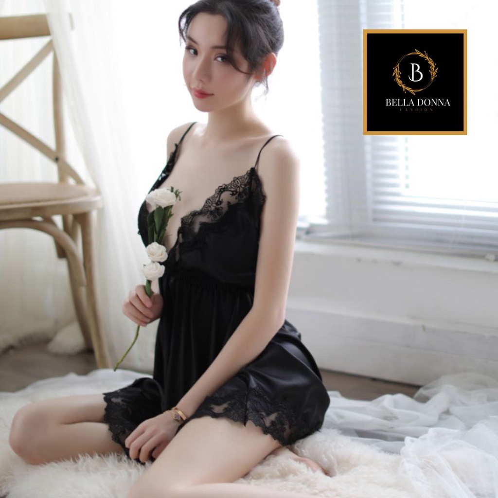 belladonna_id 1 Baju Tidur Wanita Dewasa Lingerie REVINA All Size Sexy anggun Night Dress Gaun Malam Pakaian dalam Baju Tidur Wanita Dewasa Includes Satin Lingerie Sexy & G String, Baju Tidur Sexy, Baju Haram Sexy-7