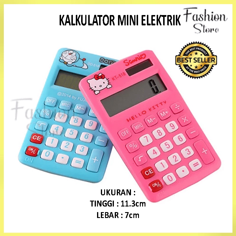 

FS GROSIR KALKULATOR MINI KARAKTER 12DIGIT DD-518-12 / CALCULATOR DIGITAL