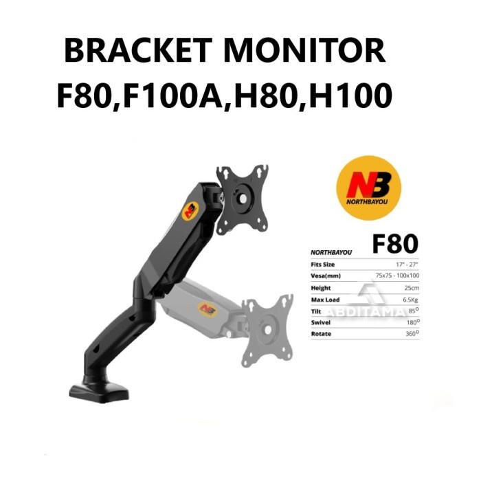 BRACKET MONITOR MEJA PC NORTH BAYOU