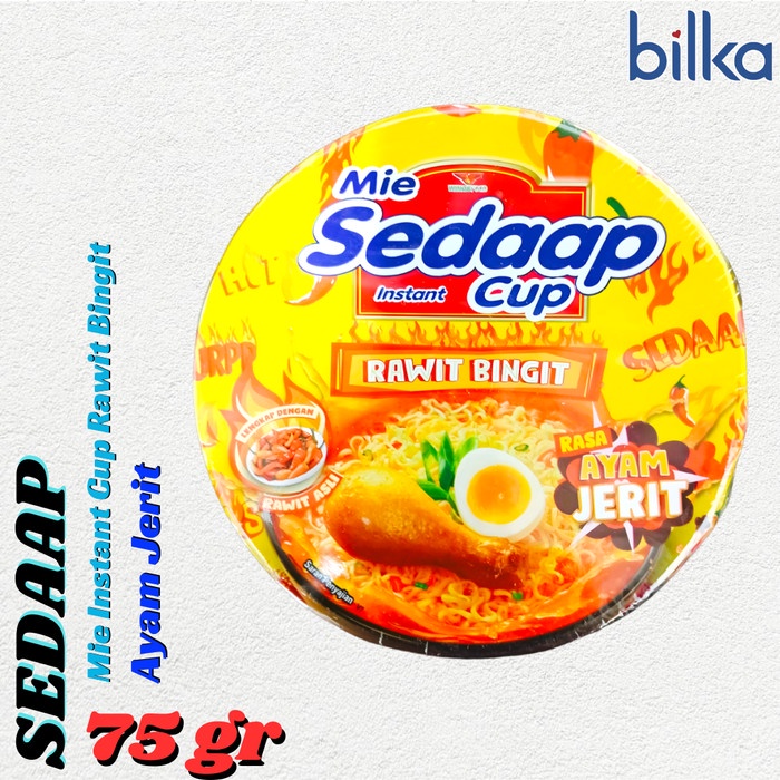 

SEDAAP Mie Instan Cup Rawit Ayam Jerit 75gr