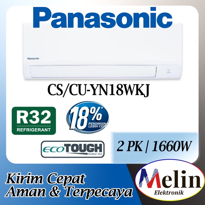AC PANASONIC 2 PK CS-YN18WKJ STANDARD SPLIT CSYN18WKJ UNIT ONLY