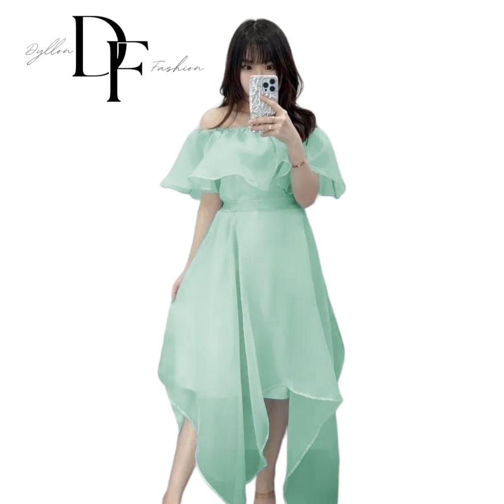 DORIA DRESS PREMIUM /DRESS PARTY JUMBO / ORGANZA LAYERED PARTY WOMEN DRESS / GAUN BRIDESMAID/ ACARA 