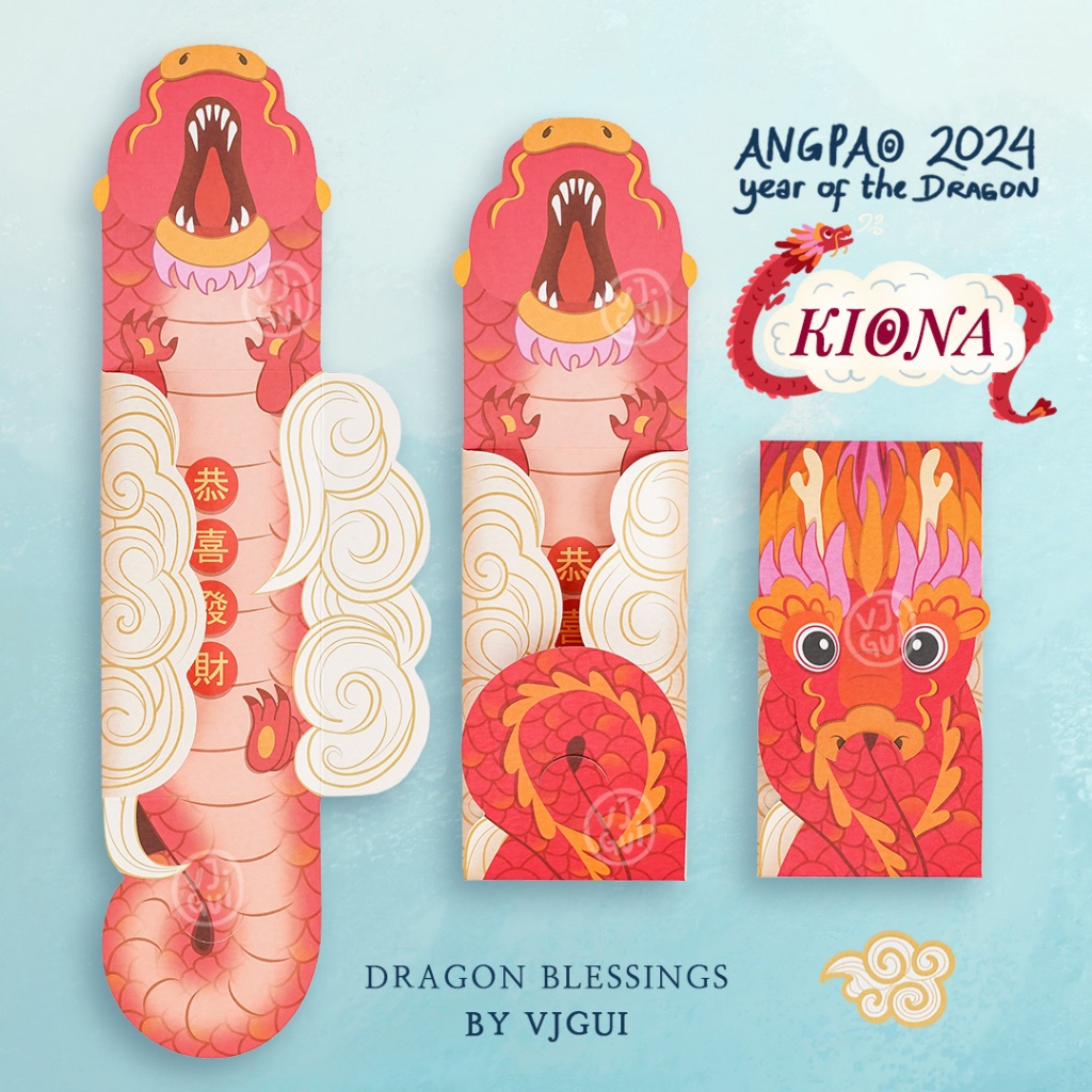 

Terbaru Angpao Imlek 2024 Dragon Angpau Naga Amplop CNY Sincia Dragon