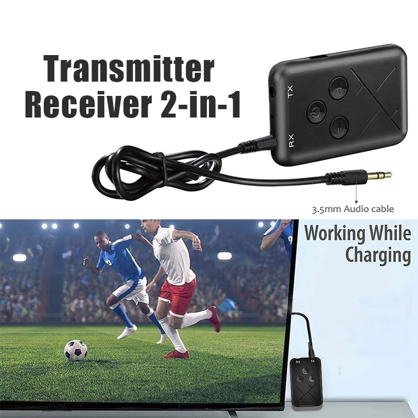 Bluetooth 2 In 1 Transmitter Receiver Tv Audio Music