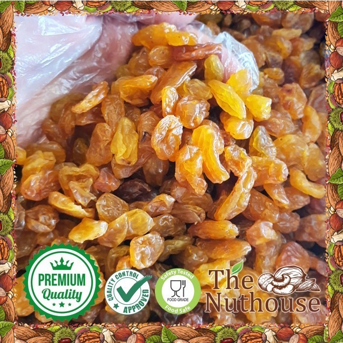 

1kg Golden Raisins / Kismis Anggur Emas